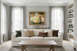Framed room mockup - gold