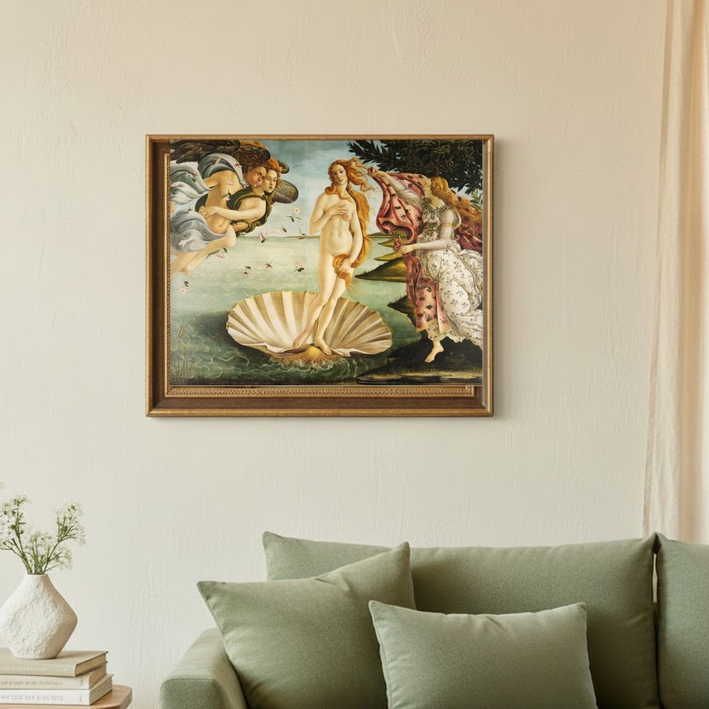 Framed room mockup - sage