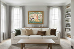 Framed room mockup - gold