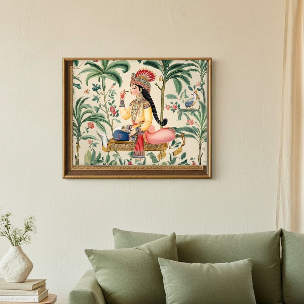 Framed room mockup - sage