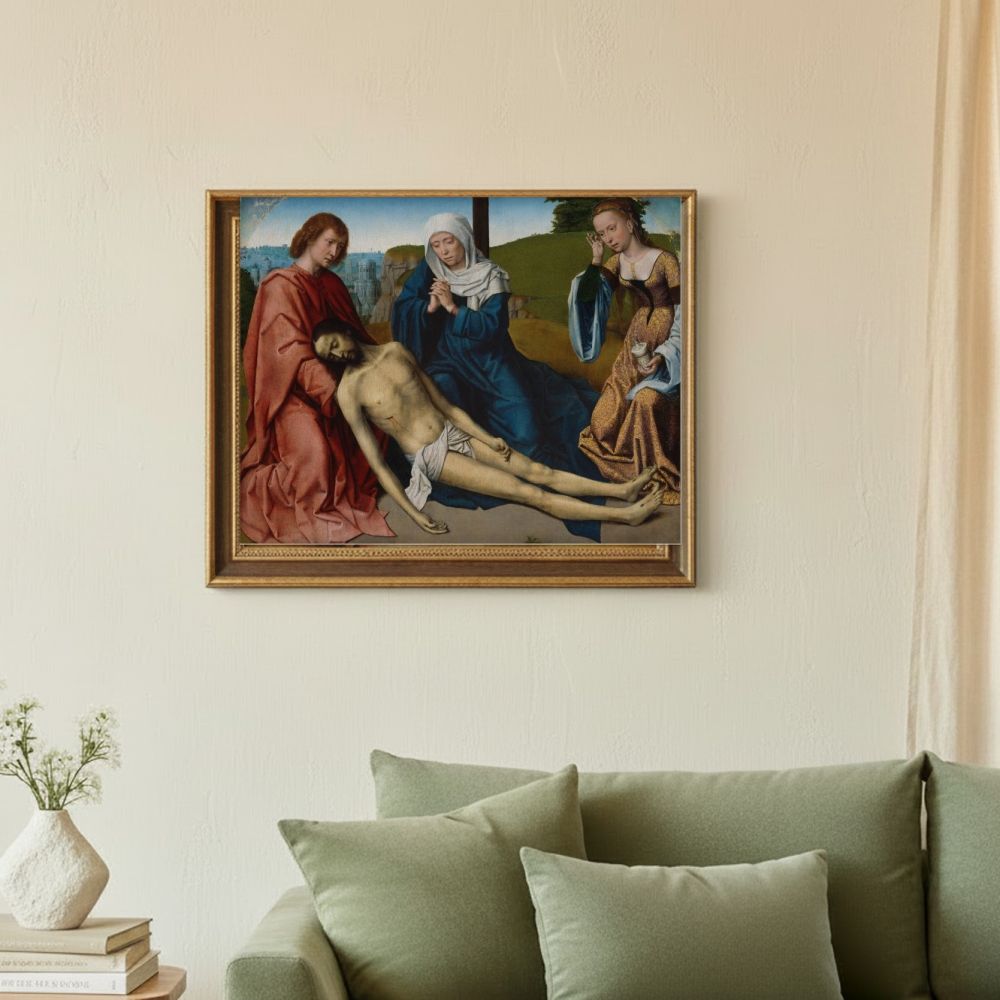 Framed room mockup - sage