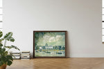 Framed room mockup - leaning