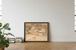 Framed room mockup - leaning