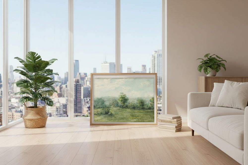 Framed room mockup - loft