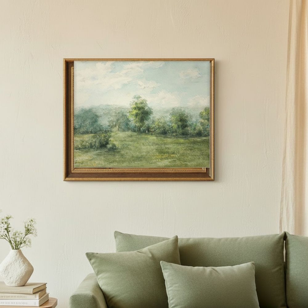 Framed room mockup - sage