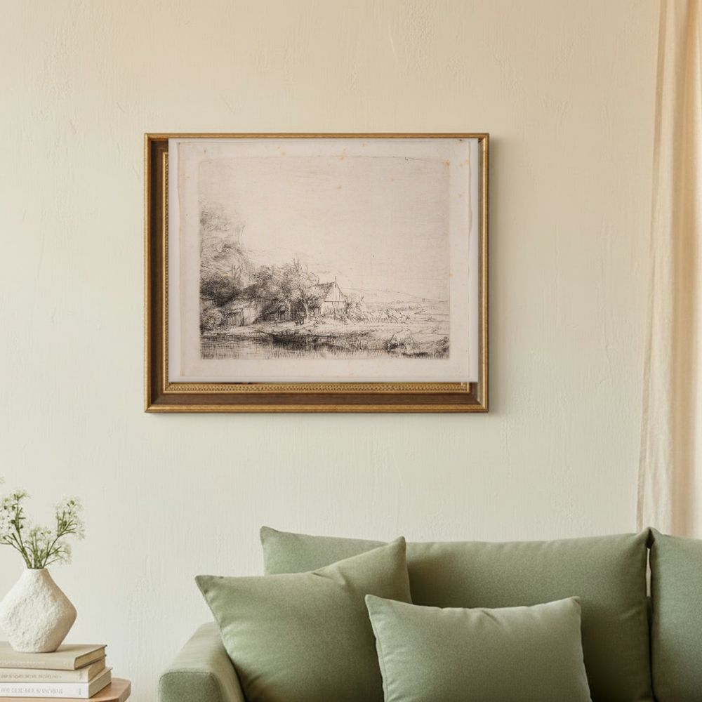 Framed room mockup - sage