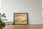 Framed room mockup - leaning