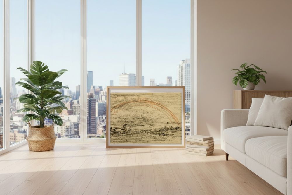 Framed room mockup - loft