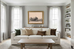 Framed room mockup - gold