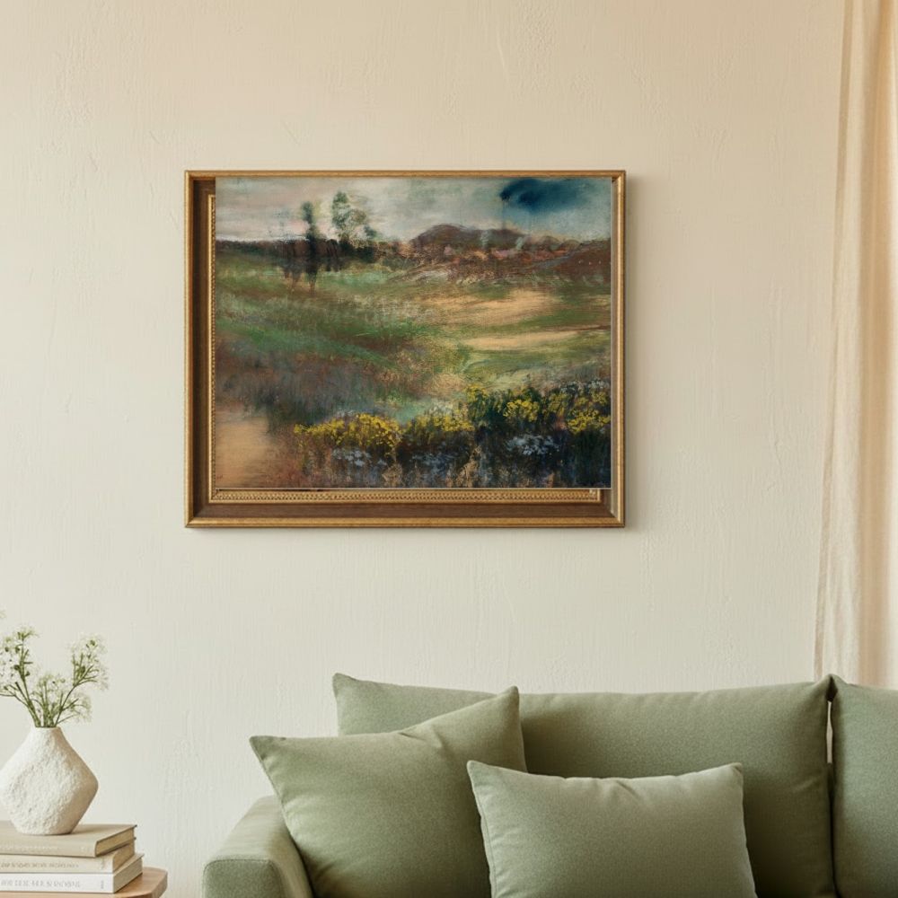 Framed room mockup - sage