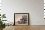 Framed room mockup - leaning