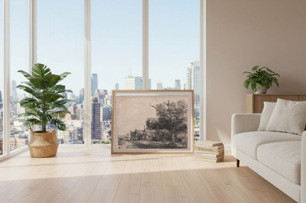 Framed room mockup - loft