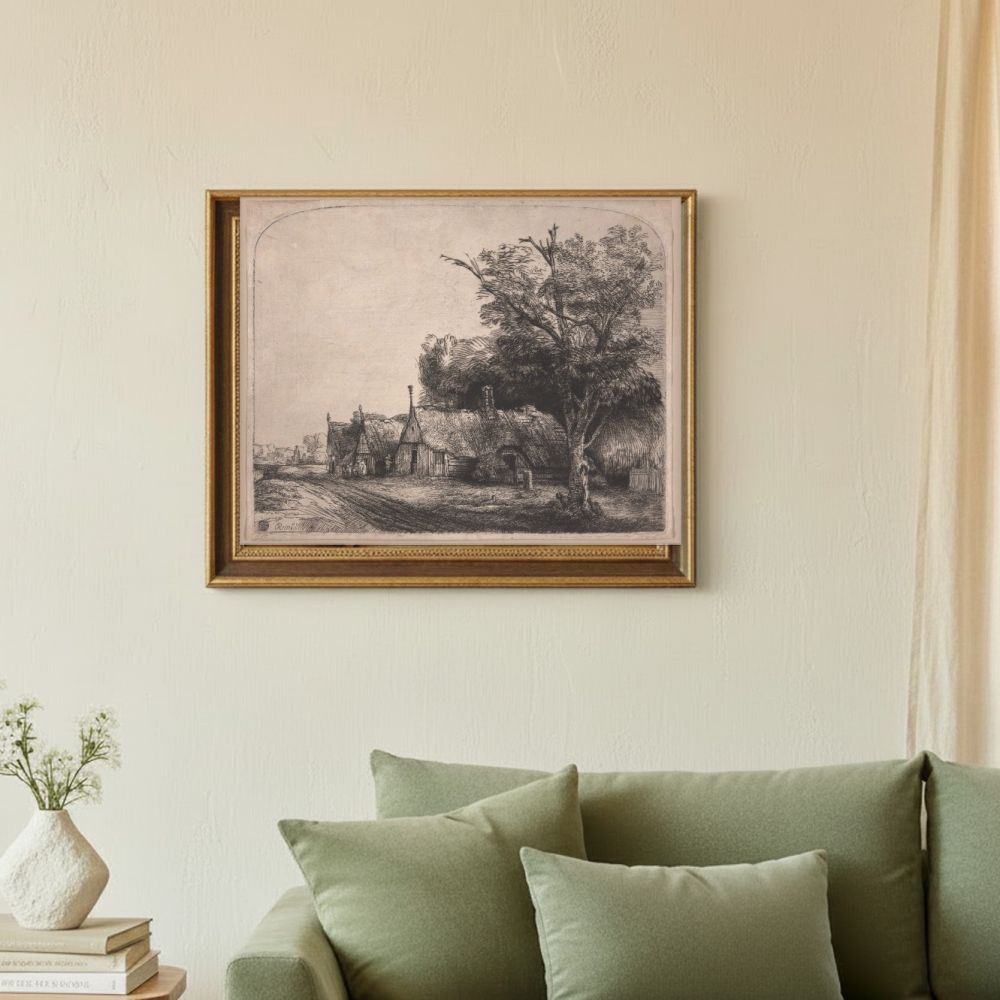 Framed room mockup - sage