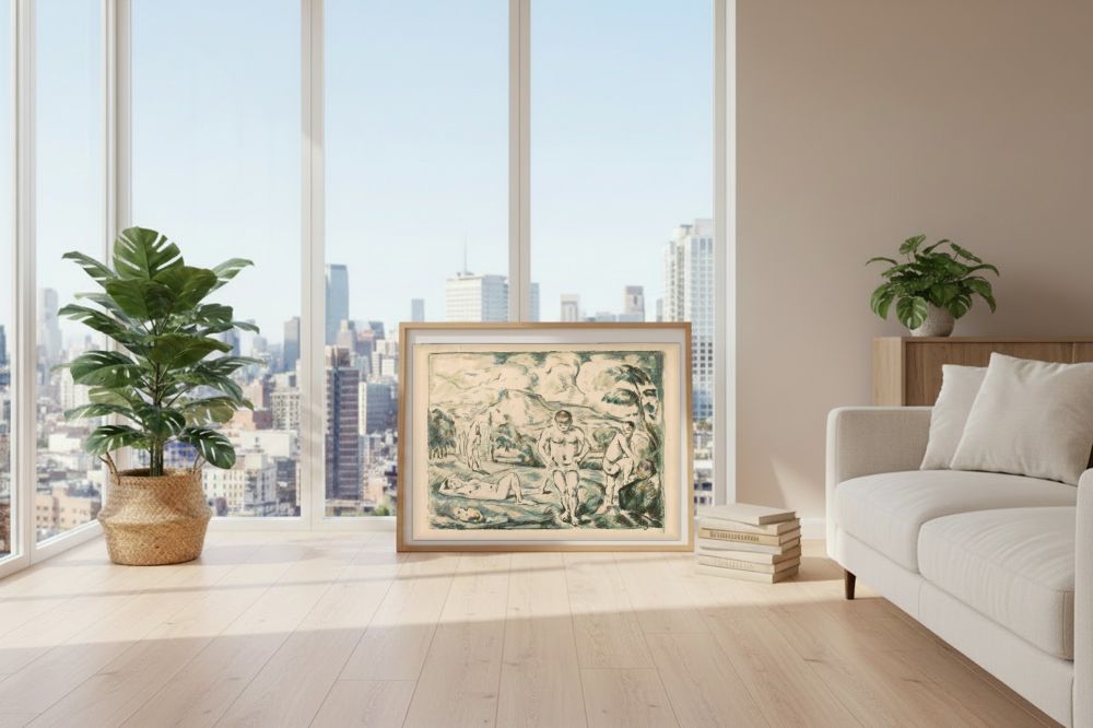 Framed room mockup - loft