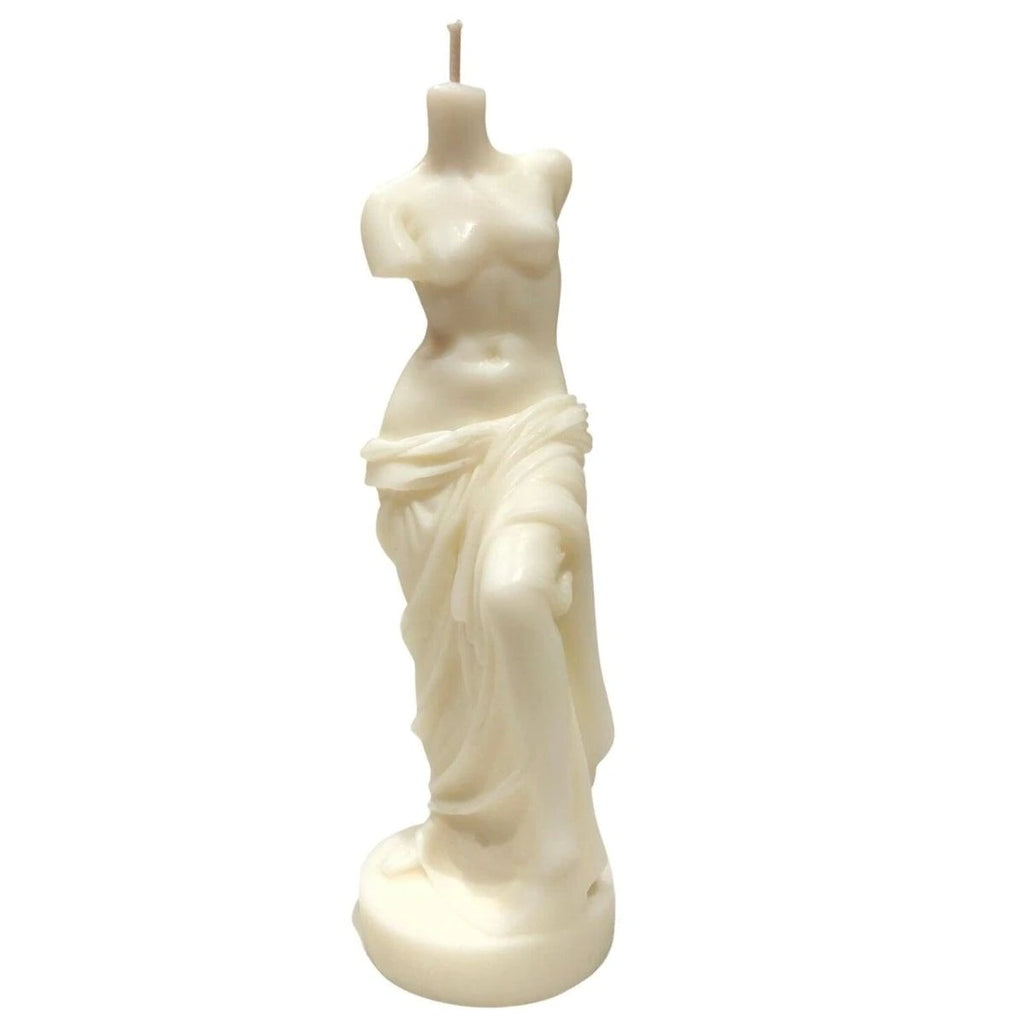 maia homes venus de milo sculpture candle