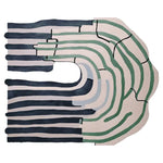 Layered Earth Flow Hand Tufted Rug