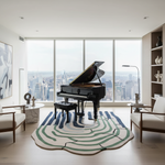 Layered Earth Flow Hand Tufted Rug