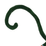 Close-up image of the Leaping Monkey Hanuman Accent Wool Rug showcasing its intricate design and rich colors, ideal for adding a vintage touch to your dining room or bedroom. This area rug, made from high-quality wool, complements formal dining room settings and cozy bedroom spaces.