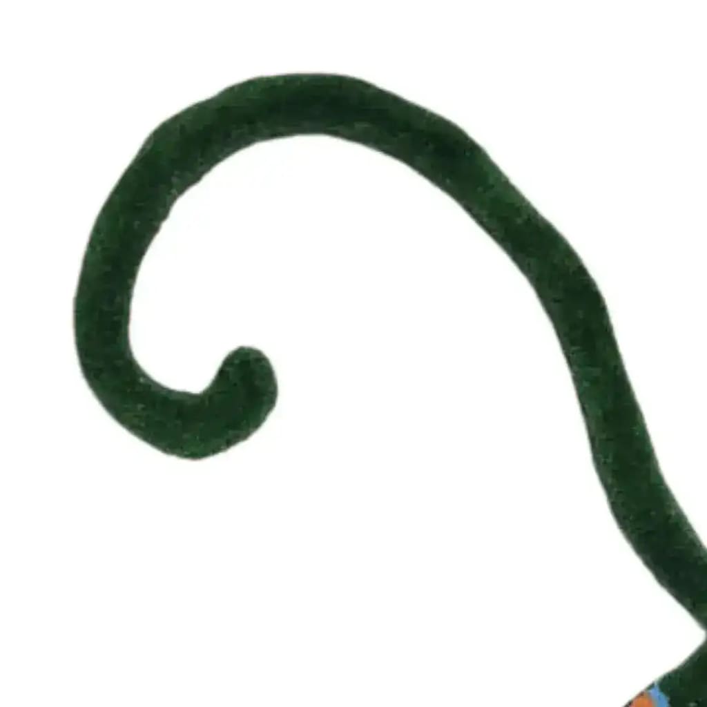 Close-up image of the Leaping Monkey Hanuman Accent Wool Rug showcasing its intricate design and rich colors, ideal for adding a vintage touch to your dining room or bedroom. This area rug, made from high-quality wool, complements formal dining room settings and cozy bedroom spaces.