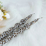 Leopard-Patterned Handmade Spiral Stick Candle - MAIA HOMES