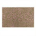 Leopard Print Hand Tufted Wool Rug 8 x 10 ft - MAIA HOMES