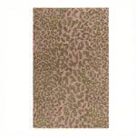 Leopard Print Hand Tufted Wool Rug 8 x 10 ft - MAIA HOMES