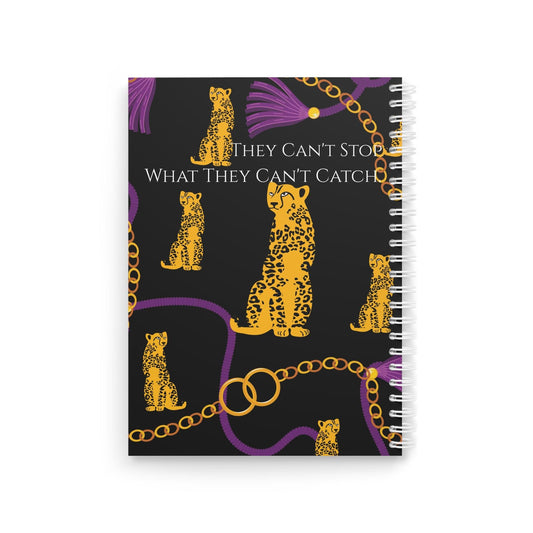 Leopard Quote Spiral Notebook - MAIA HOMES