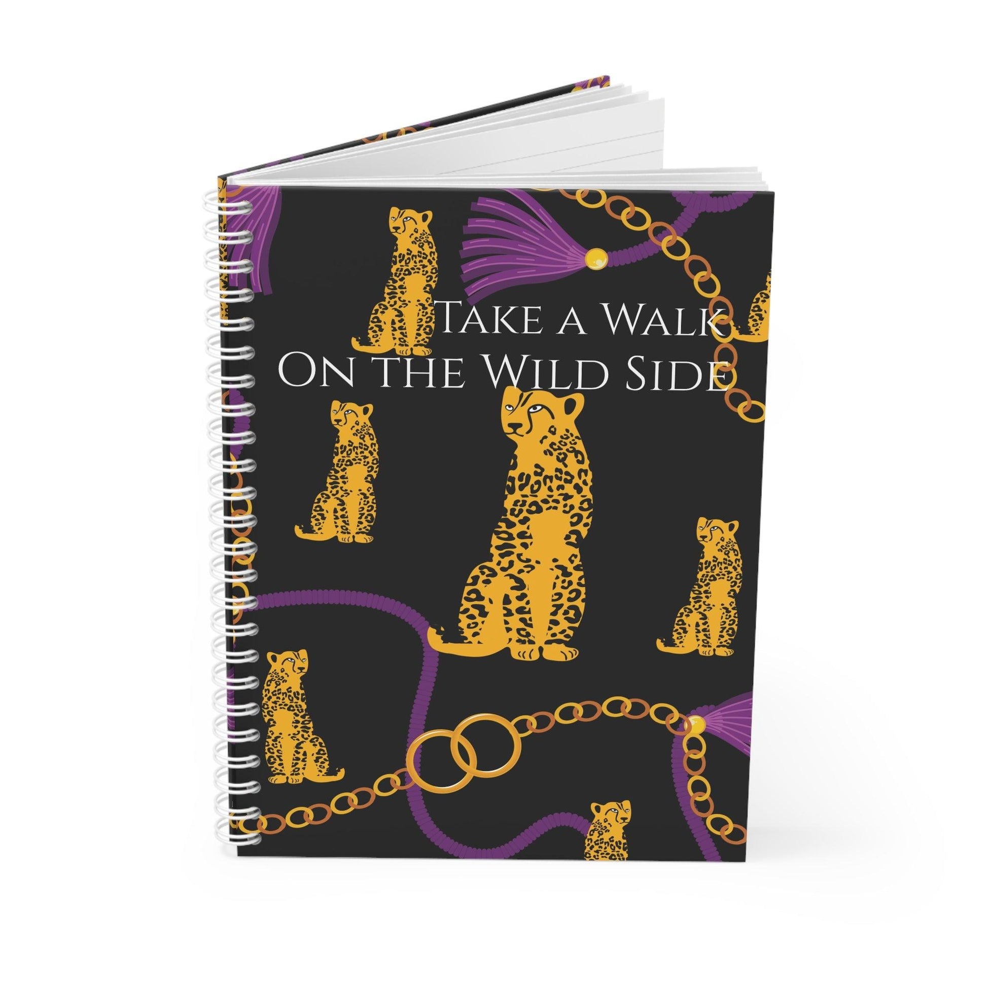 Leopard Quote Spiral Notebook - MAIA HOMES