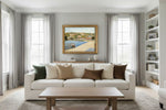 Framed room mockup - gold