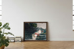 Framed room mockup - leaning