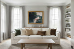 Framed room mockup - gold