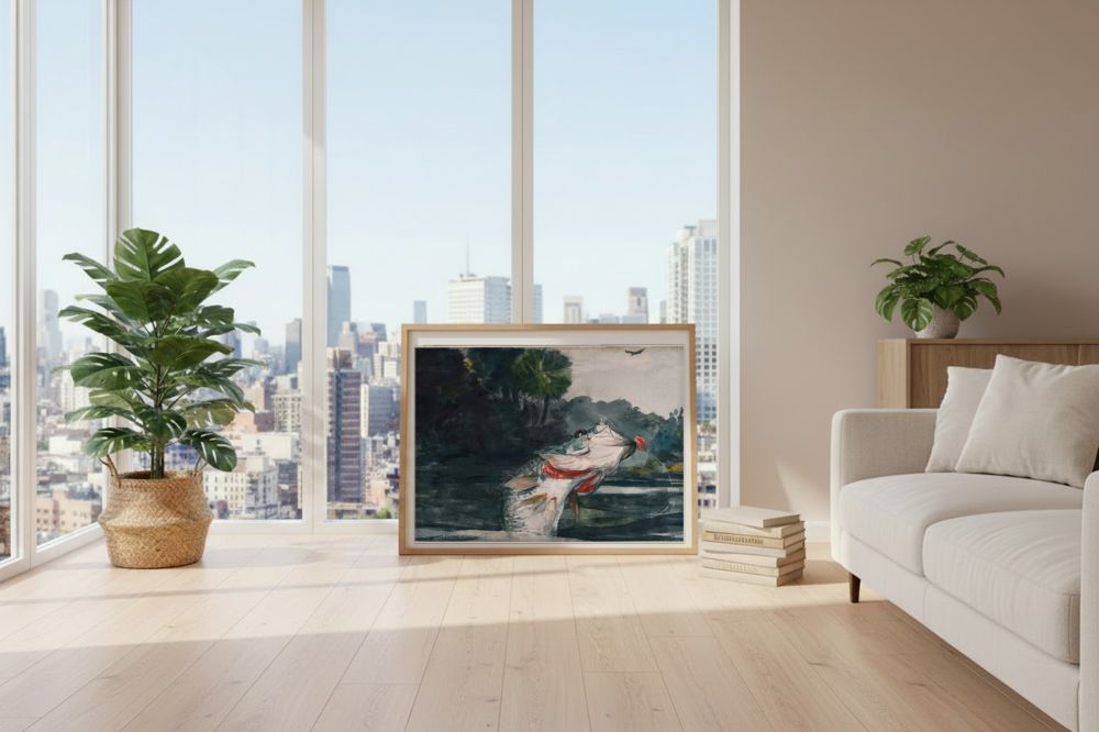 Framed room mockup - loft