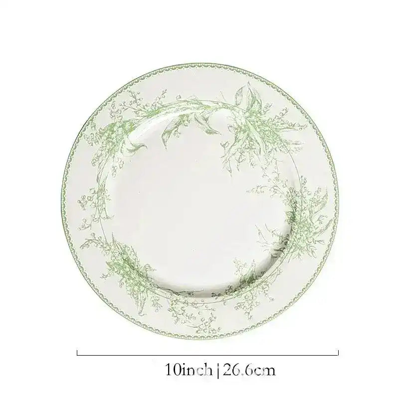 Pastoral Lily of The Valley Dinnerware - MAIA HOMES