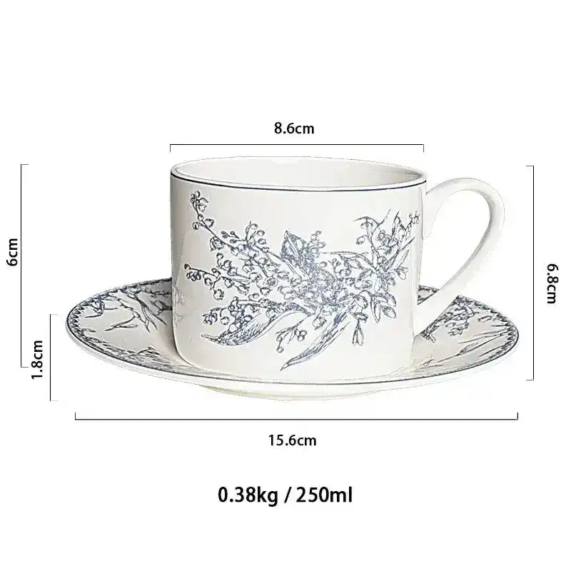 Pastoral Lily of The Valley Dinnerware - MAIA HOMES