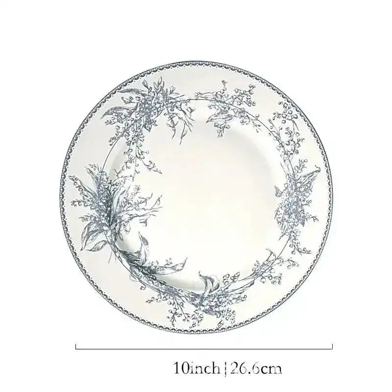 Pastoral Lily of The Valley Dinnerware - MAIA HOMES