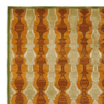 This hand-tufted area rug features a striking linear dramatic stripe pattern in warm earthy tones, perfect for adding a contemporary touch to your living room. Made from high-quality wool, this large living room rug blends modern design with comfort, making it an ideal choice for those seeking stylish living room area rugs.