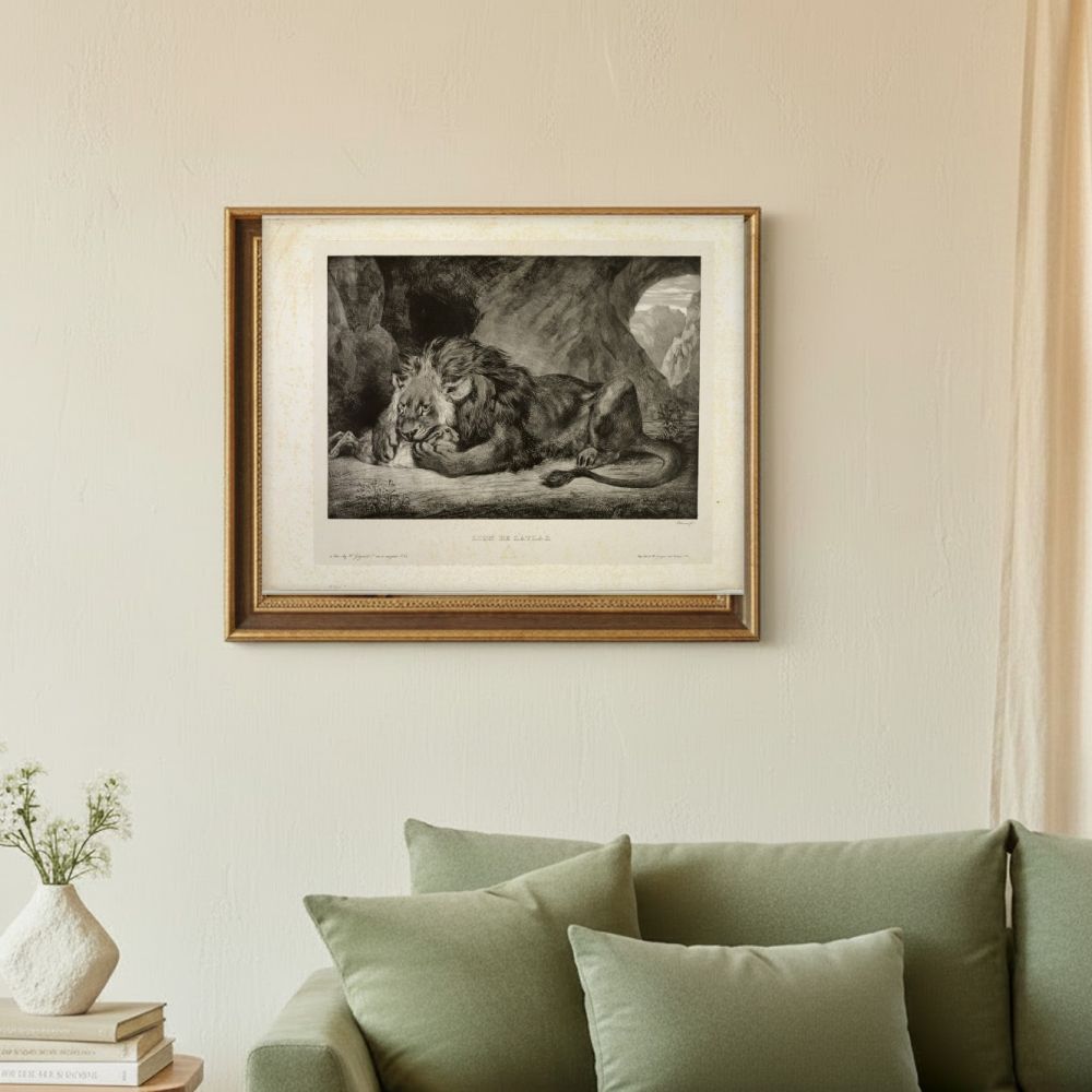 Framed room mockup - sage