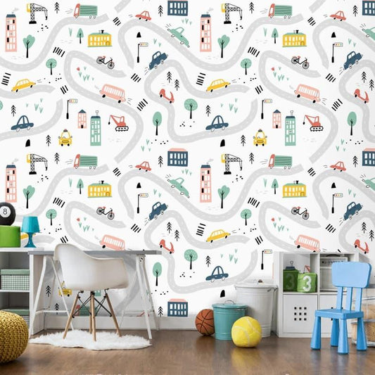 Little Traveller Urban City Nursery Wallpaper Little Traveller Urban City Nursery Wallpaper Little Traveller Urban City Nursery Wallpaper 