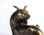 Love-Making Pig Solid Brass Figurine