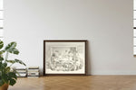 Framed room mockup - leaning