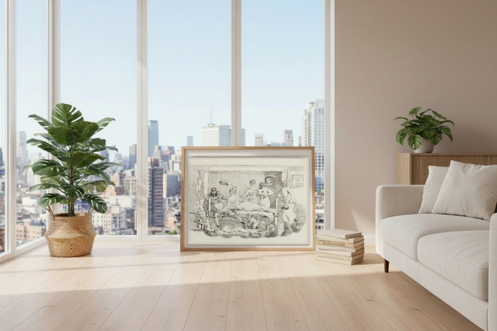 Framed room mockup - loft