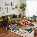 Lucid Abstract Dream Hand Tufted Rug