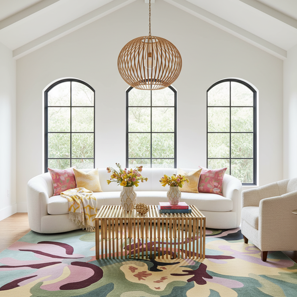 Lucid Garden Hand Tufted Rug