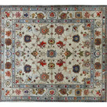 Luxurious petal weave hand-knotted area rug featuring an intricate floral design, perfect for adding a vintage touch to your living room. This Persian-inspired 8x10 rug combines vibrant colors with detailed patterns, making it a standout piece among floral rugs.