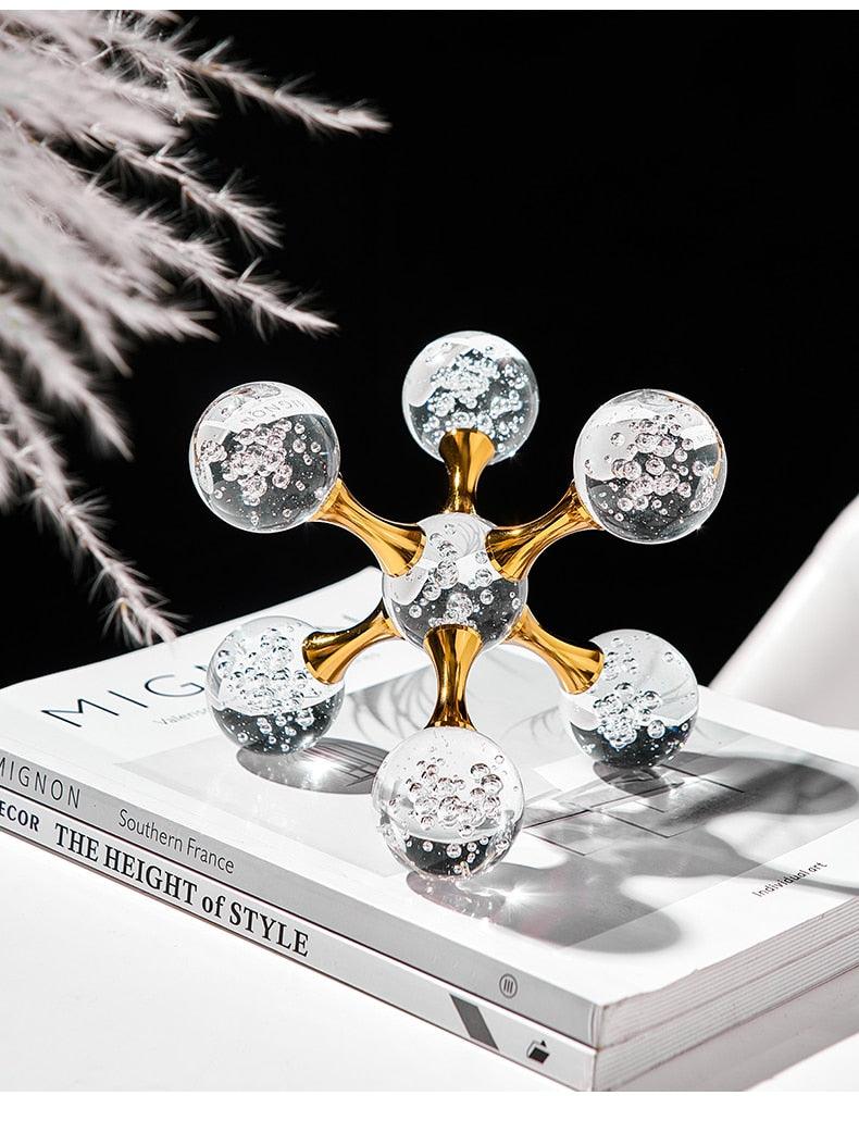 Luxury Crystal Balls Decorative Figurine - MAIA HOMES