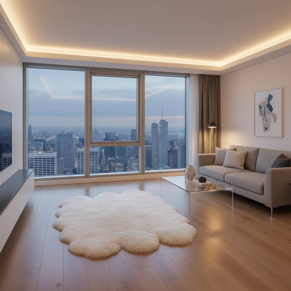 Luxury Plush Soft Sheepskin Rug