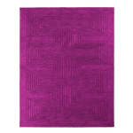 Magenta Artic Geo Modern Hand Tufted Wool Rug