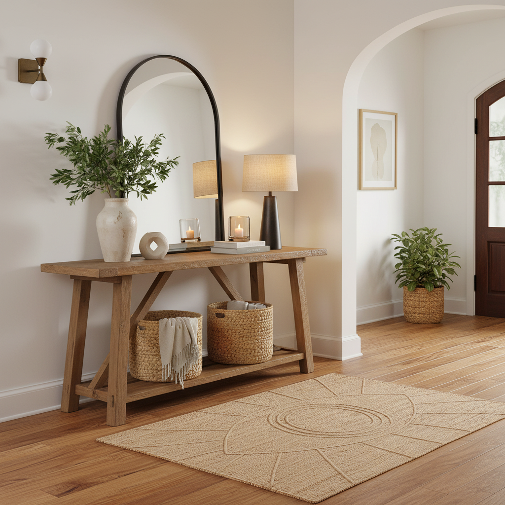 Magic Eye Accent Jute Rug