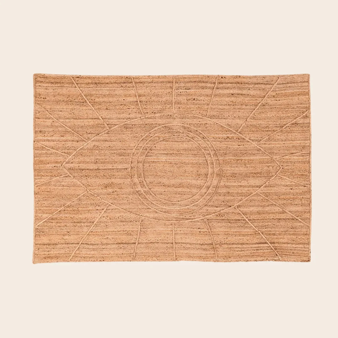 Magic Eye Accent Jute Rug