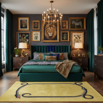 Magic Snake Gold Lush Hand Tufted Wool Rug